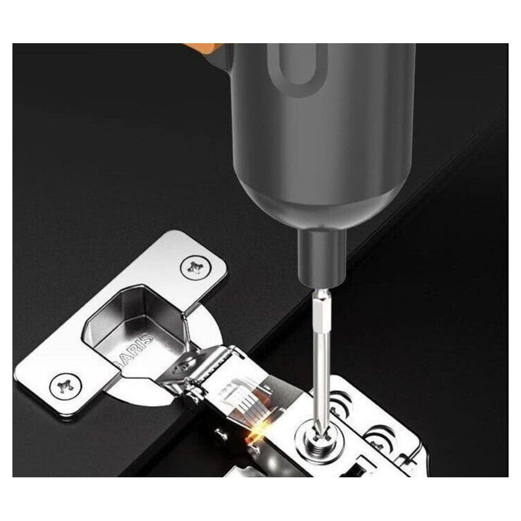 Trade Shop - Avvitatore Mini Cacciavite Elettrico Batteria Ricaricabile 21 Pz Cavo Usb         