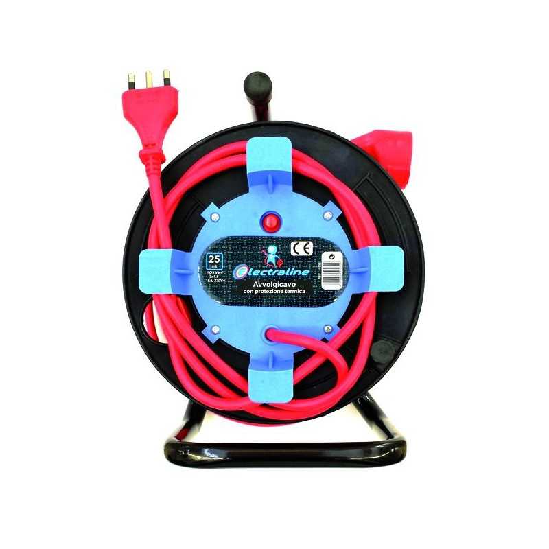 Avvolgicavi Garden Presa+Spin 16A+T 3X1,5 Mt. 25 Art. 49232