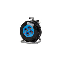 Avvolgicavo Brixo 3×1,5 mm² – 15 m cavo con 4 prese 10/16 A – Brixo