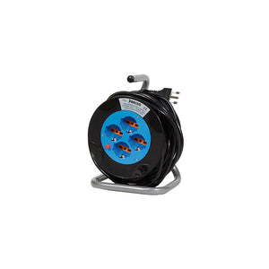 Avvolgicavo Brixo 3×1,5 mm² – 15 m cavo con 4 prese 10/16 A – Brixo