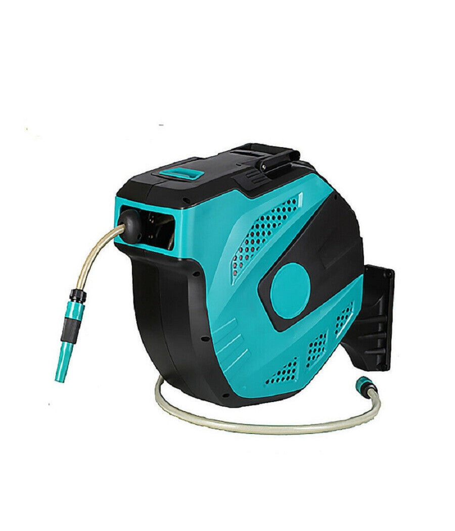 Avvolgitubo Acqua Con Avvolgitore Avvolgi Tubo Automatico 15 Mt 15 Metri         