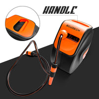 Avvolgitubo 10 Mt Automatico Per Giardino Girevole Ed Autoavvolgente