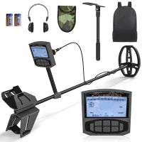 Metal Detector Professionale con 5 Modalità, Impermeabile IP68 e Display LCD Retroilluminato