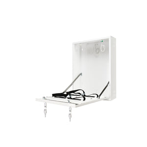 Armadio Contenitore Metallico Verticale Nvr Dvr Pulsar Bianco AWO529W