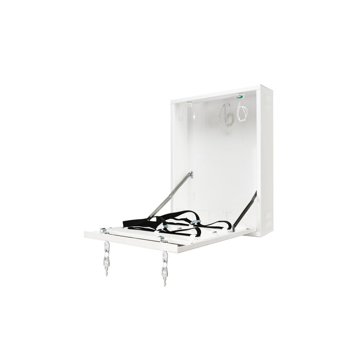 Armadio Contenitore Metallico Verticale Nvr Dvr Pulsar Bianco AWO529W