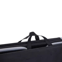 Lettino da Giardino con Schienale Regolabile in 5 Posizioni, Lettino Pieghevole in Metallo e Tessuto Oxford, 187x55x24cm, Nero