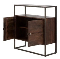 Mobiletto Burn cm 75X30X83 (Legno Di Acacia Nilotica)