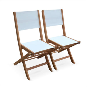 Set tavolo da giardino rettangolare allungabile in legno, 6 posti,