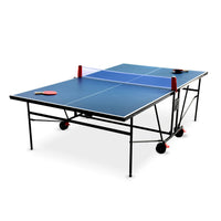 Tavolo da ping pong per interni piegabile con 2 racchette e 3 palline,
