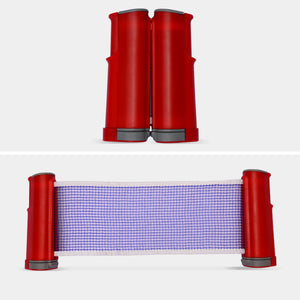 Tavolo da ping pong per interni piegabile con 2 racchette e 3 palline,