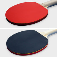Tavolo da ping pong per interni piegabile con 2 racchette e 3 palline,