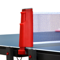 Tavolo da ping pong esterno premium con racchette e palline, blu