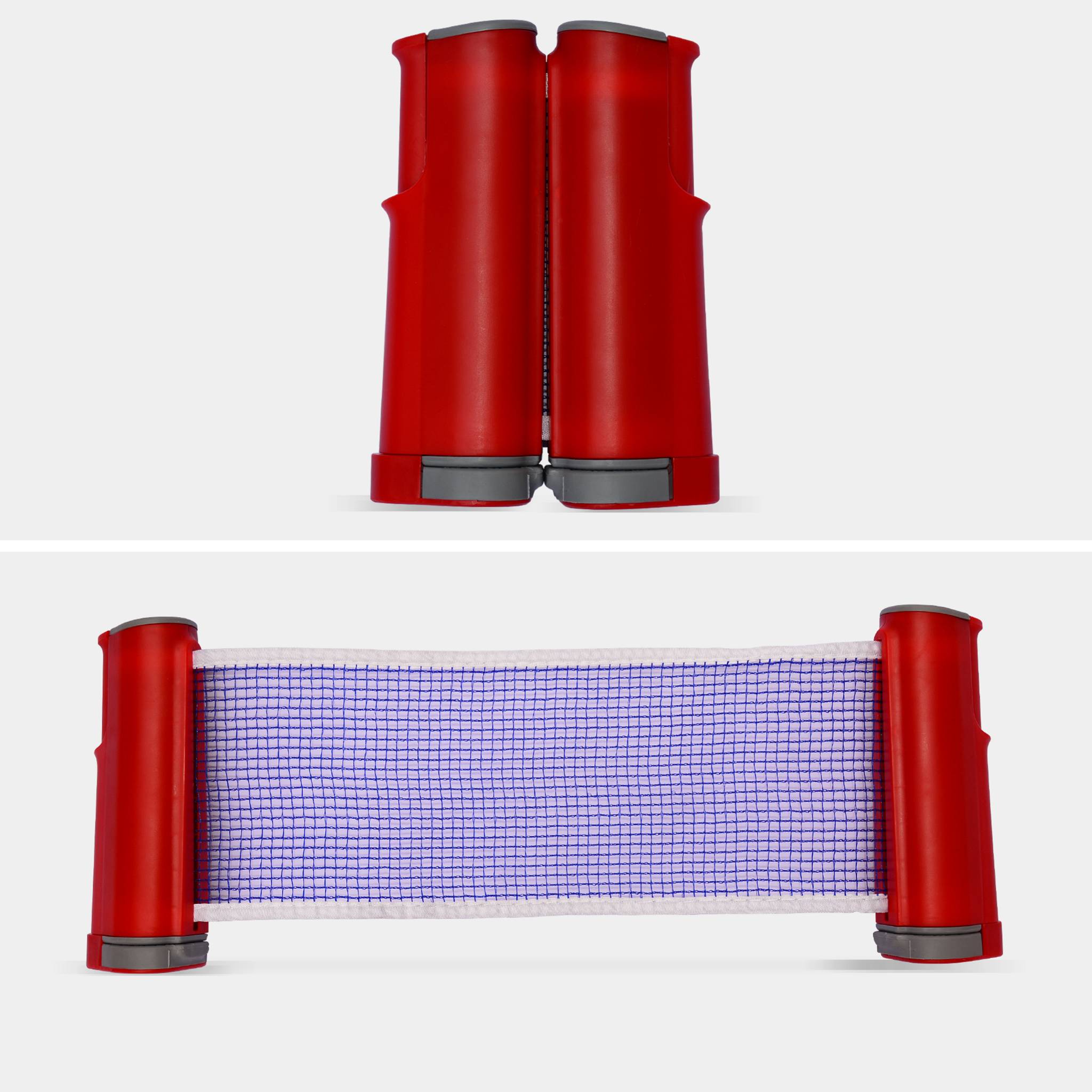 Tavolo da ping pong esterno premium con racchette e palline, blu