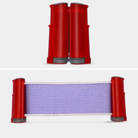 Tavolo da ping pong esterno premium con racchette e palline, blu