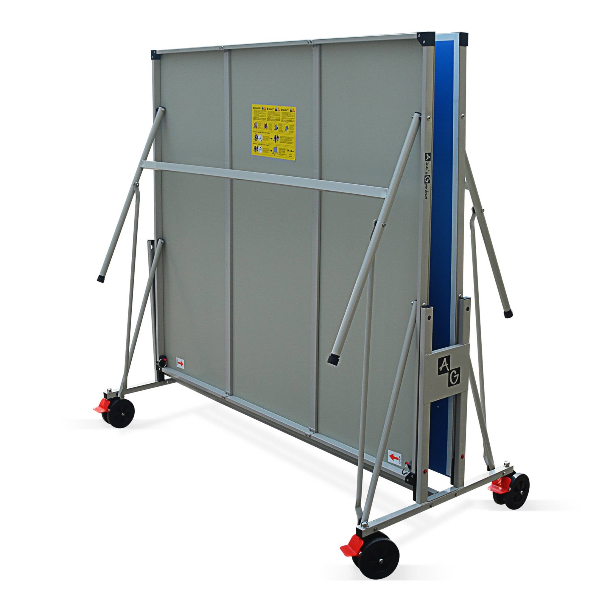 Tavolo da ping pong esterno premium con racchette e palline, blu