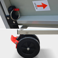 Tavolo da ping pong esterno premium con racchette e palline, blu