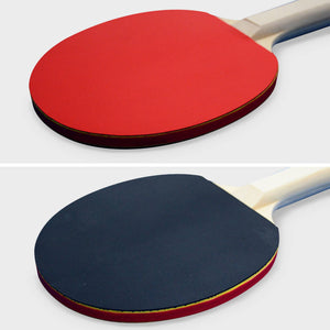 Tavolo da ping pong esterno premium con racchette e palline, blu