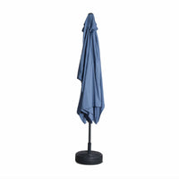 Ombrellone rettangolare 2x3m, blu grigio