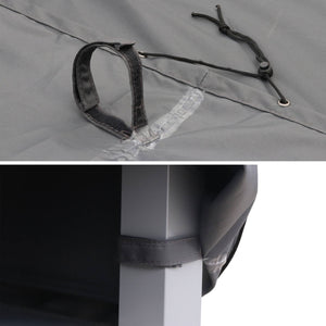 Copertura protettiva per tavolo da giardino, grigio scuro