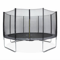 Trampolino 430cm rete di protezione, grigio