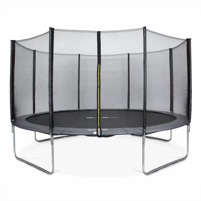 Trampolino 430cm rete di protezione, grigio