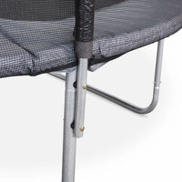 Trampolino 430cm rete di protezione, grigio