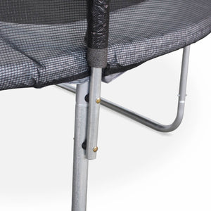 Trampolino 430cm rete di protezione, grigio