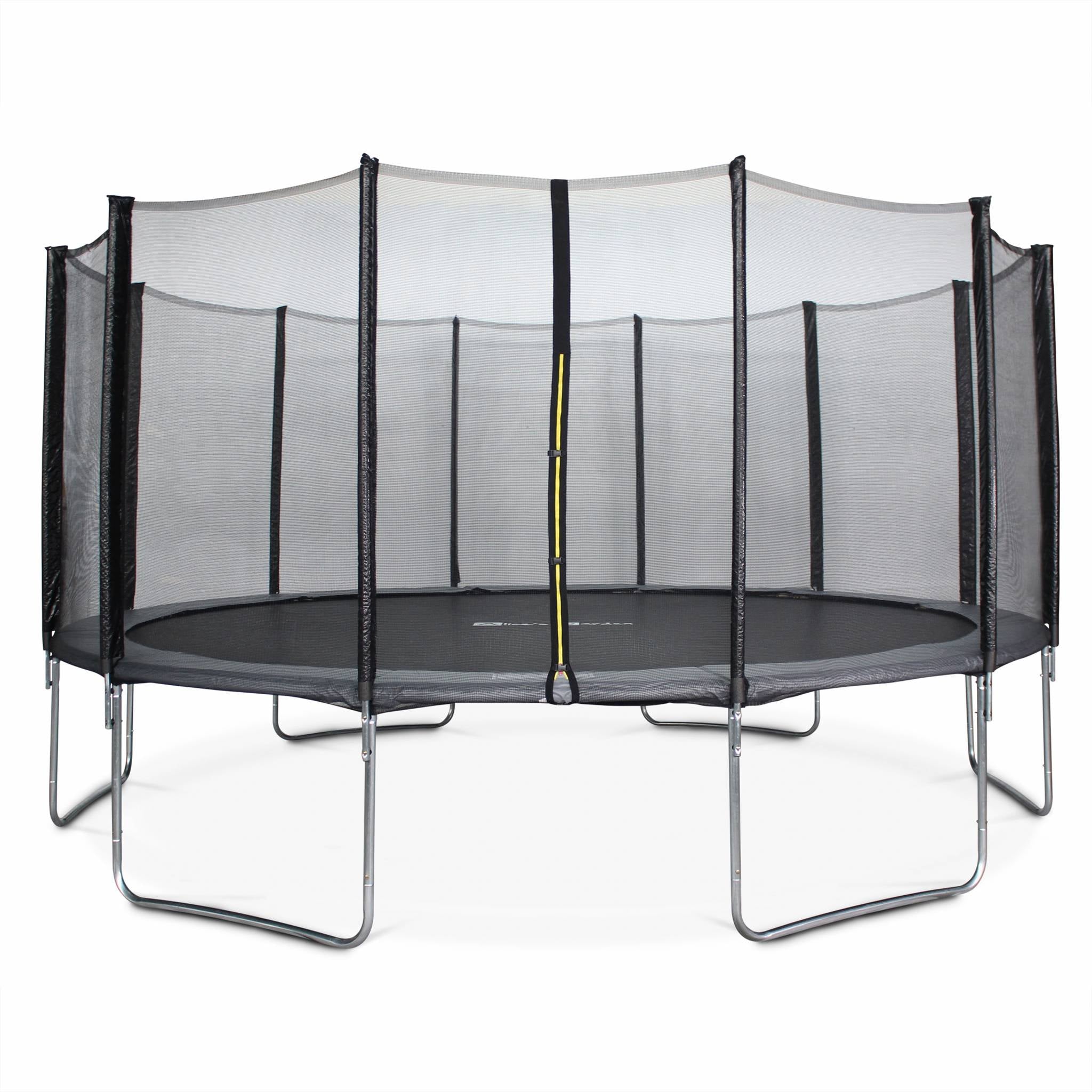 Trampolino 490cm rete di protezione, grigio