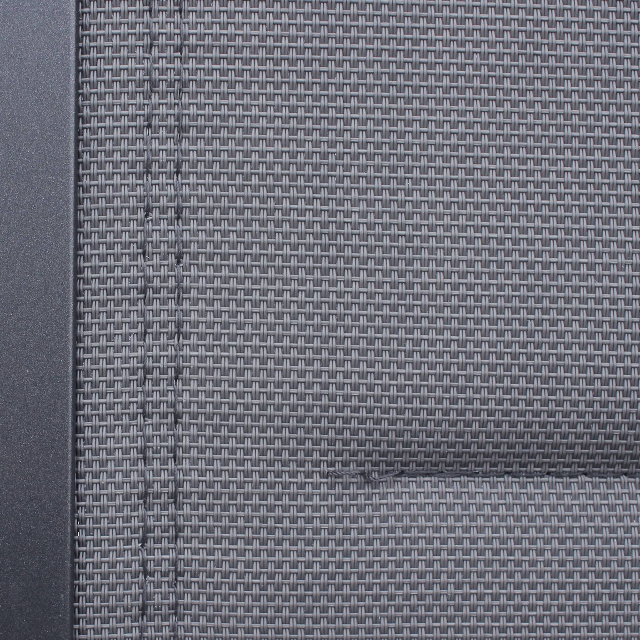 Set di 2 sedie da giardino moderne, alluminio, textilene, antracite