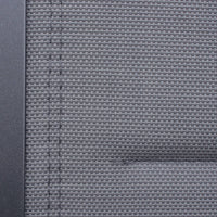 Set di 2 sedie da giardino moderne, alluminio, textilene, antracite