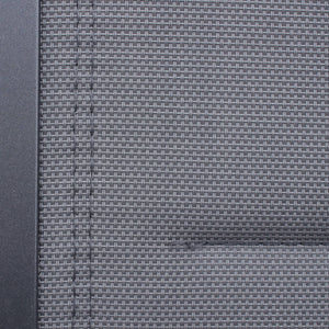 Set di 2 sedie da giardino moderne, alluminio, textilene, antracite