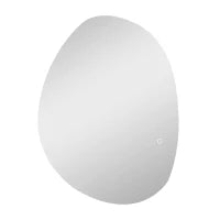 Specchio da Bagno Illuminato a LED con Colore e Temperatura Regolabile, in Vetro Temperato, 80x5x60 cm, Argento