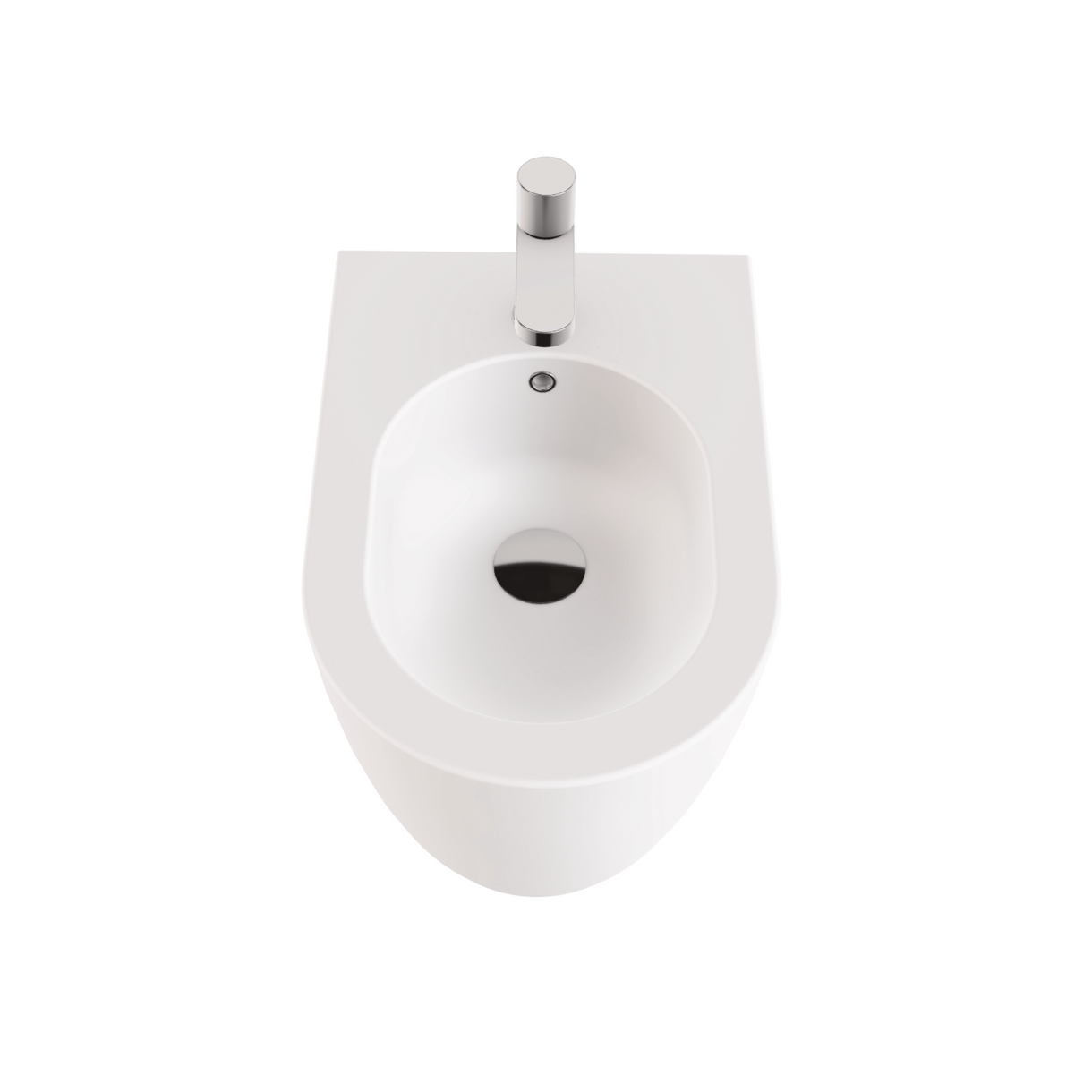 Coppia Di Sanitari Azzurra Ceramica Da Terra Filo Muro Senza Brida Bianco Opaco "Comoda"