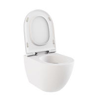 Coppia Di Sanitari Azzurra Ceramica Sospesi Senza Brida Bianco Lucido "Comoda"