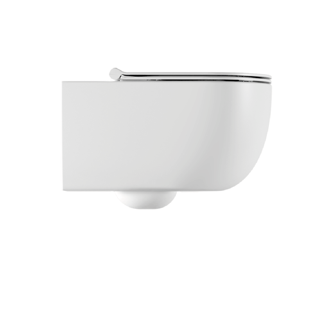 Coppia Di Sanitari Azzurra Ceramica Sospesi Senza Brida Bianco Lucido "Comoda"