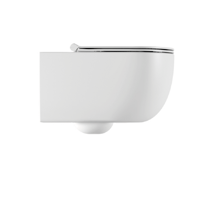 Coppia Di Sanitari Azzurra Ceramica Sospesi Senza Brida Bianco Lucido "Comoda"