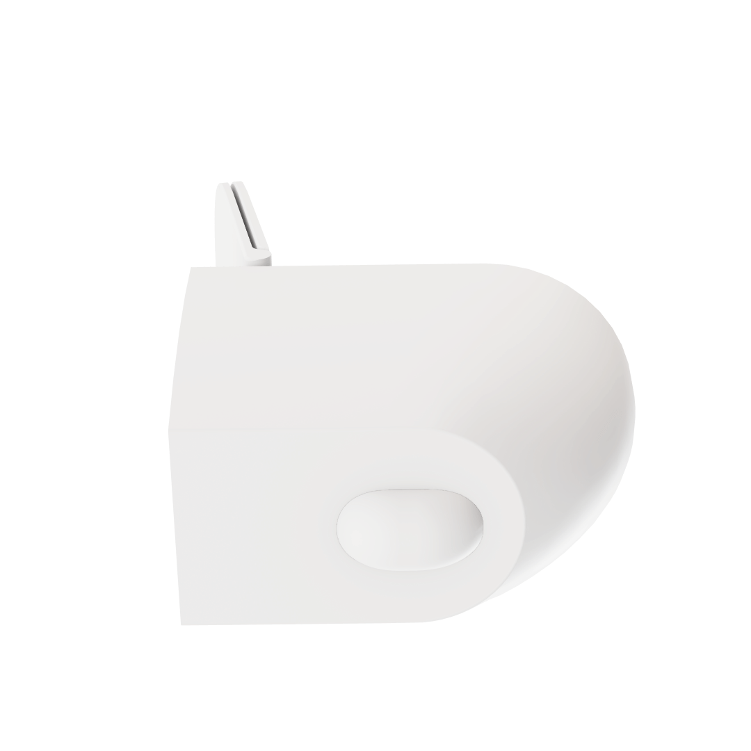 Azzurra Ceramica "Comoda" Coppia Di Sanitari Sospesi Bianco Opaco Senza Brida