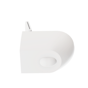 Azzurra Ceramica "Comoda" Coppia Di Sanitari Sospesi Bianco Opaco Senza Brida