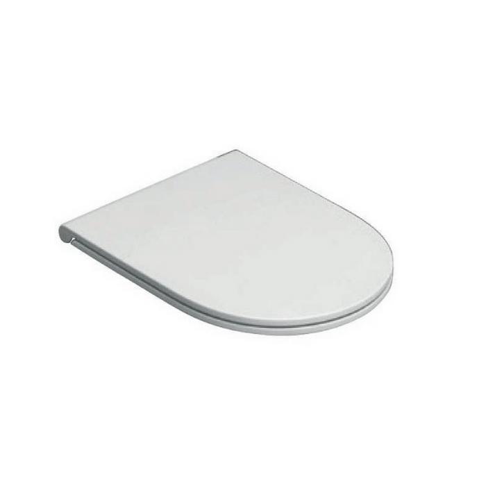 Copriwater Soft-Close Azzurra Ceramica "Forma" Bianco Opaco