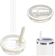 2 Bicchieri copertura - Bicchieri acqua - Adatto per Stanley tazza - con 2 canne - 30OZ