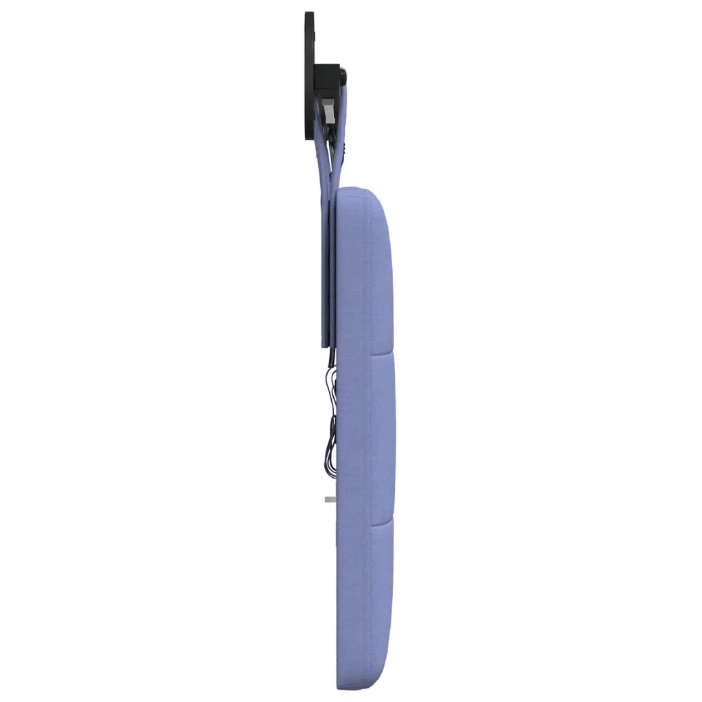 Testiera sospesa Con luce LED Blu jeans Tessuto