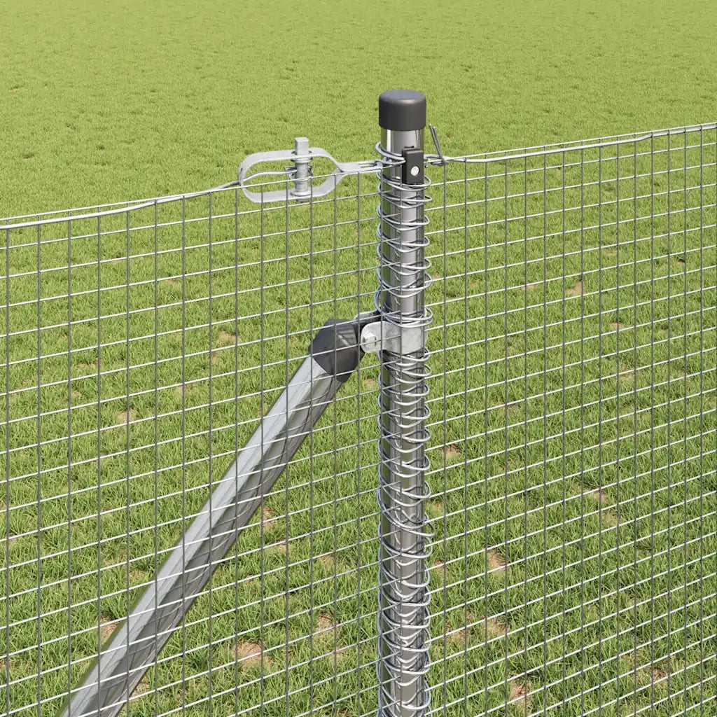 Palo della recinzione Argento 25 x 1,4 m (rete 16 x 16 mm)