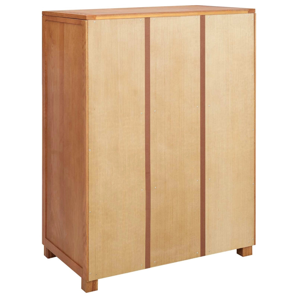 Mobile contenitore rettangolare moderno con ampio spazio di archiviazione per sala da pranzo 80 x 50 x 115 cm legno marrone 02_0058224