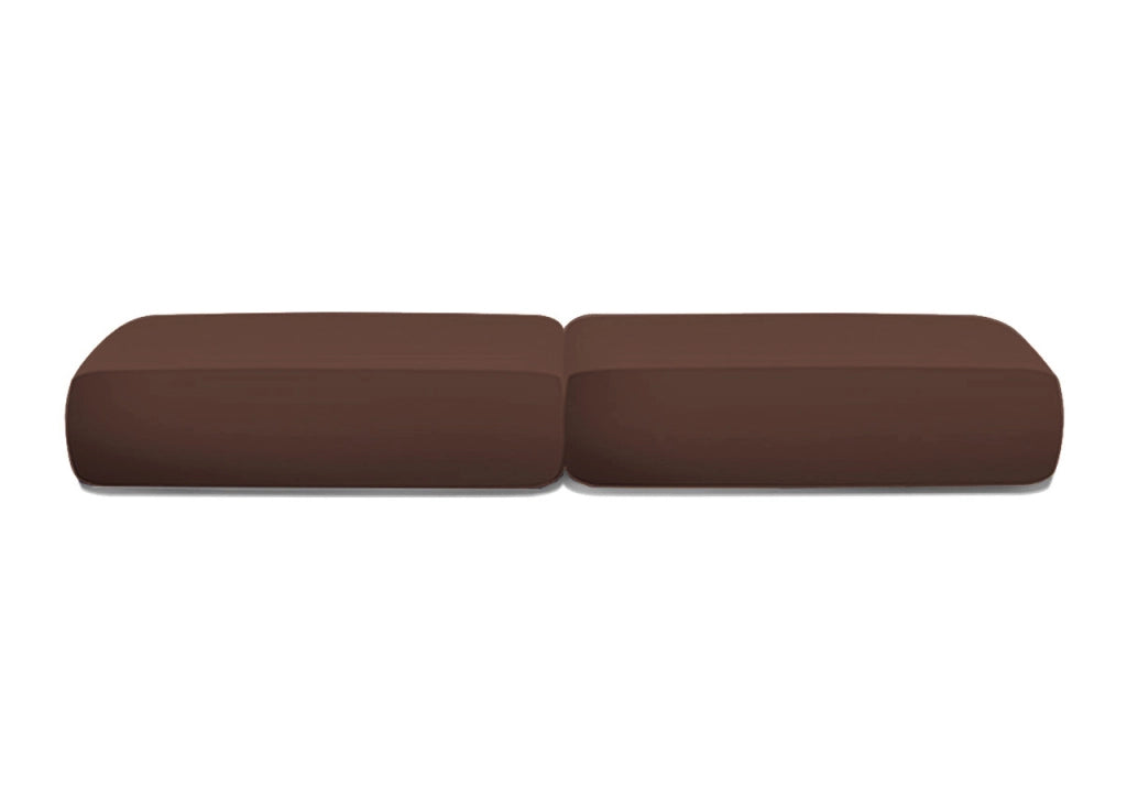 Copriseduta Per Divano Elasticizzato Antimacchia Genius In Tinta Unita - Coppia Maxi - Marrone 1013