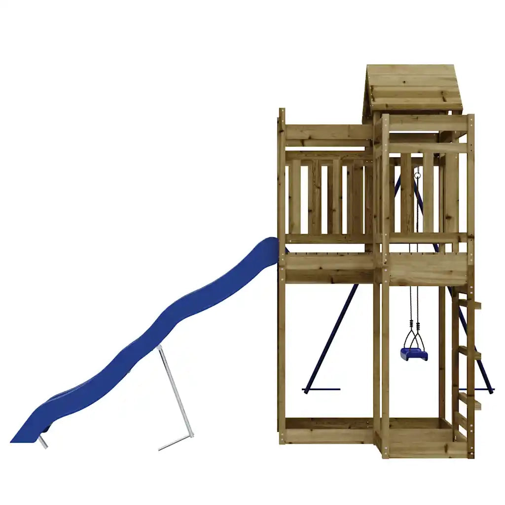 Set da Gioco da Esterno in Legno di Pino Impregnato 3156885