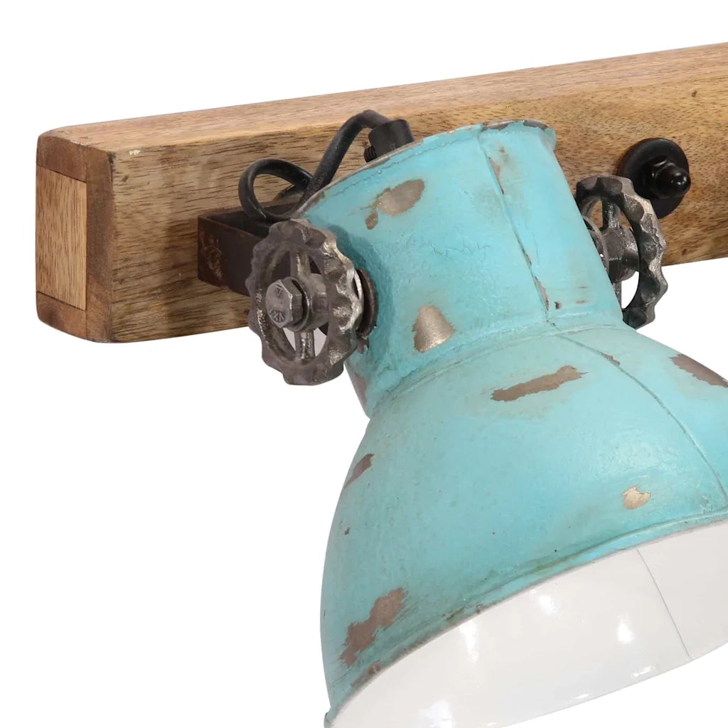 Lampada a Parete 25 W Blu Anticato 90x25 cm E27 CFW4271402