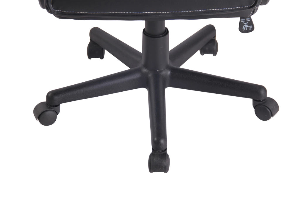 Sedia Gaming Elbing In Similpelle Nero/giallo