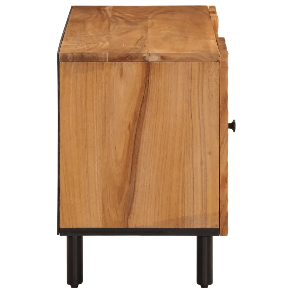 Mobile Porta TV 105x33x46 cm in Legno Massello di Acacia 356855