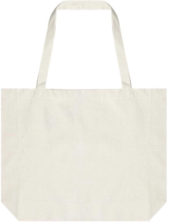 Borsa da spesa multifunzionale - Materiale hennep/katoen/polyester - Peso leggero - Nastri rinforzati extra