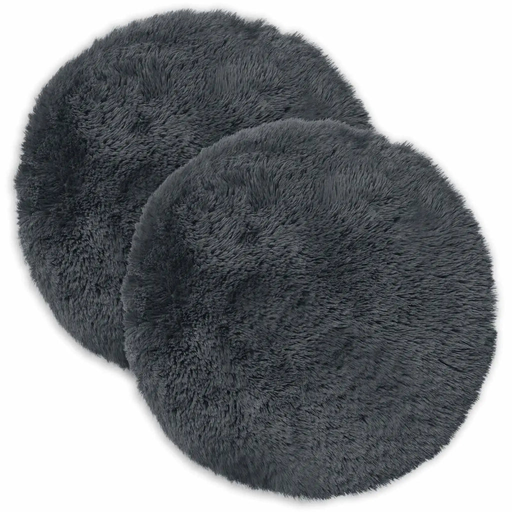 Federa 2 pcs HEERLEN Antracite Ø 60 cm Fleece PV 923075